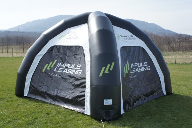 Inflatable advertising tents