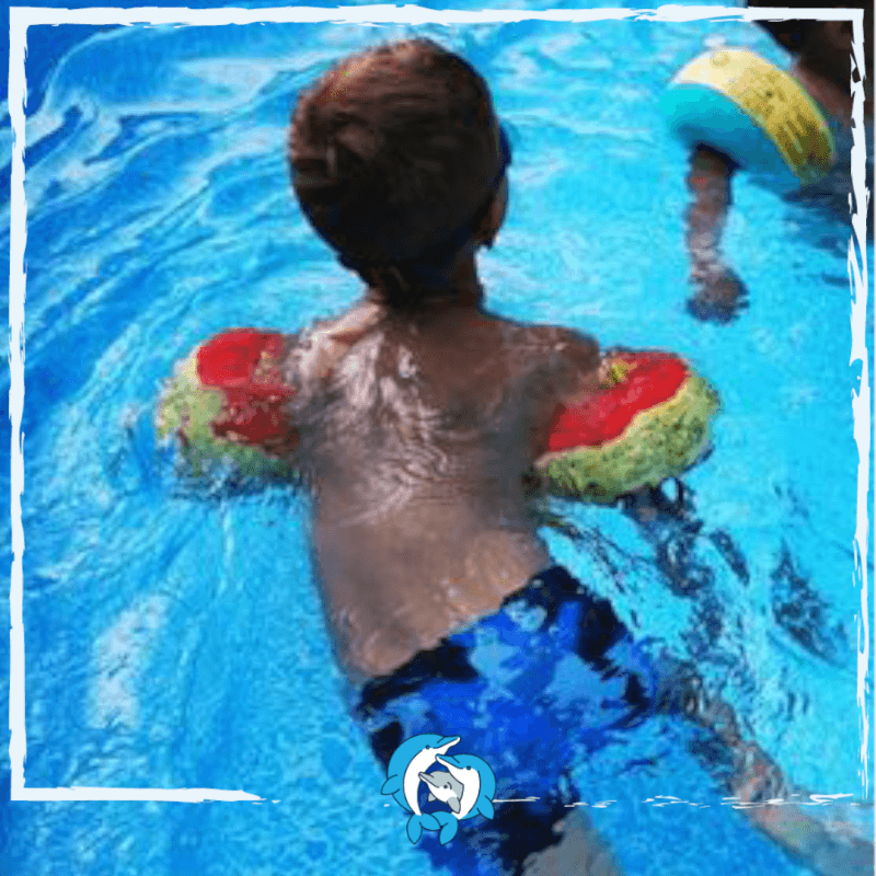 Swim floaties for water acclimatization
